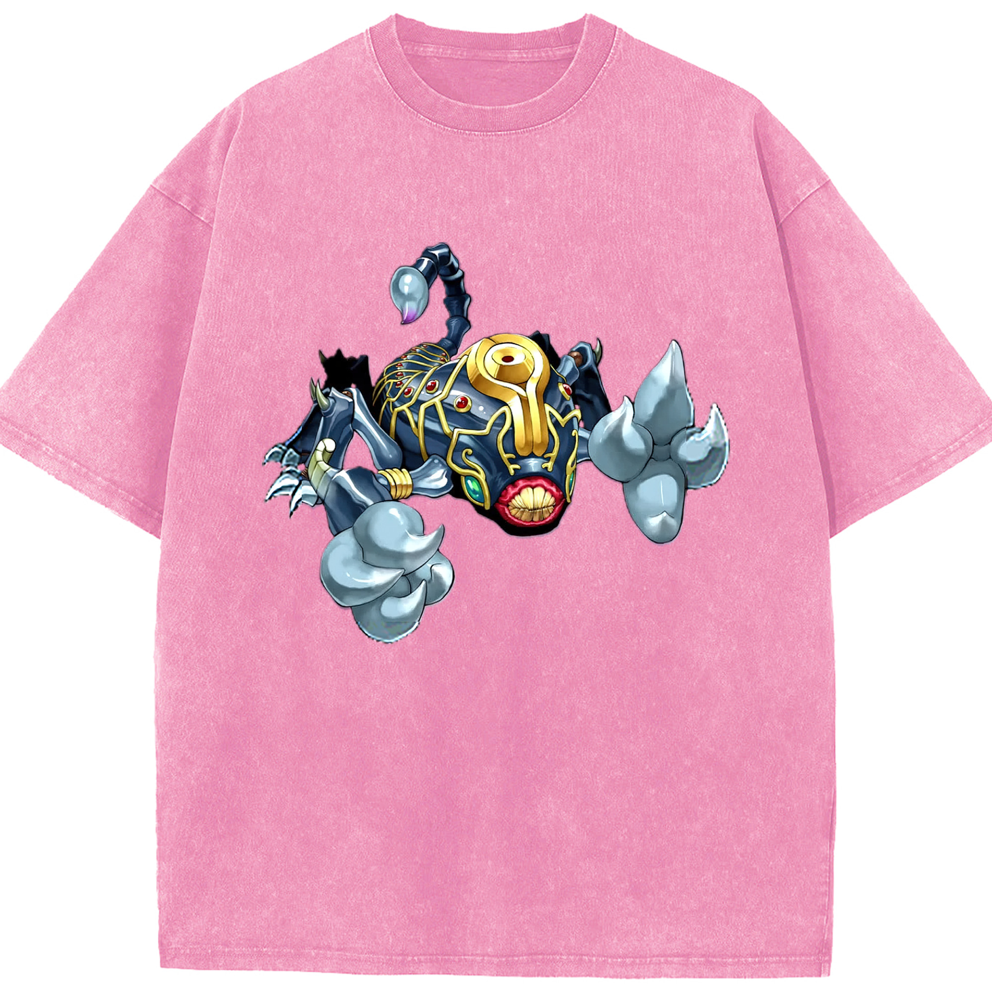 （画像用） 遊☆戯☆王 Yu-Gi-Oh! 綿100% ヴィンテージ風 半袖Tシャツ（フロントプリント）
